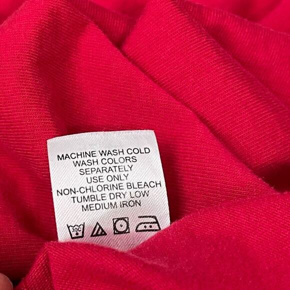 Woman Within Plus Size 6X Red Tee Shirt Basic Everyday Americana Patriotic - Picture 7 of 9